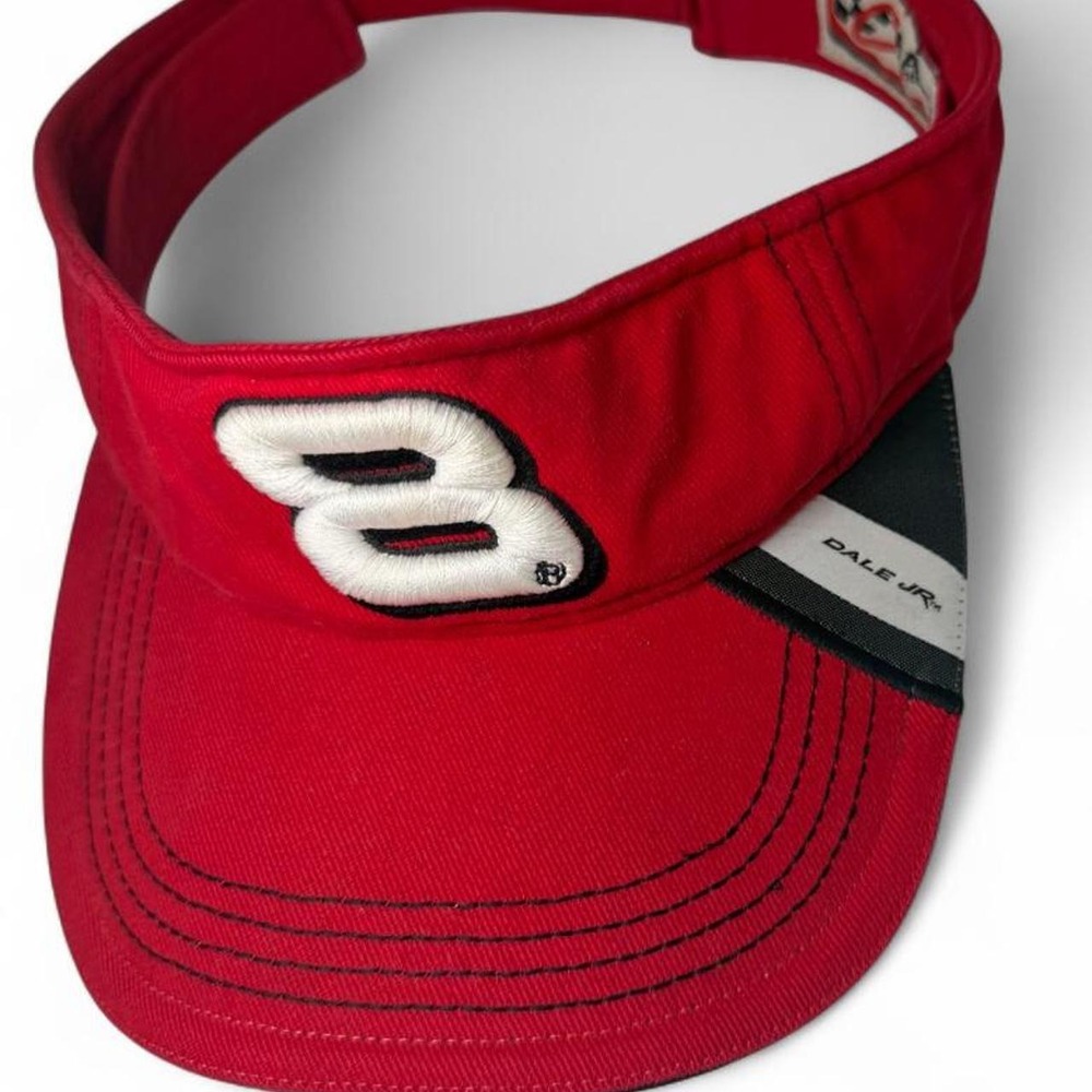 Vintage 2000s Dale Earnhardt Jr. #8 NASCAR sun visor by Chase Authentics